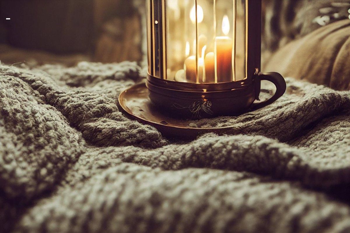Ambiance cozy intimate lighting avec bougies pour une relaxation sensorielle et plaisir intense.