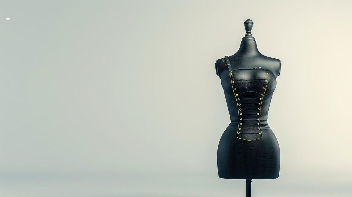 Corset sur mannequin : silhouette élégante et symbole d'une époque révolue.