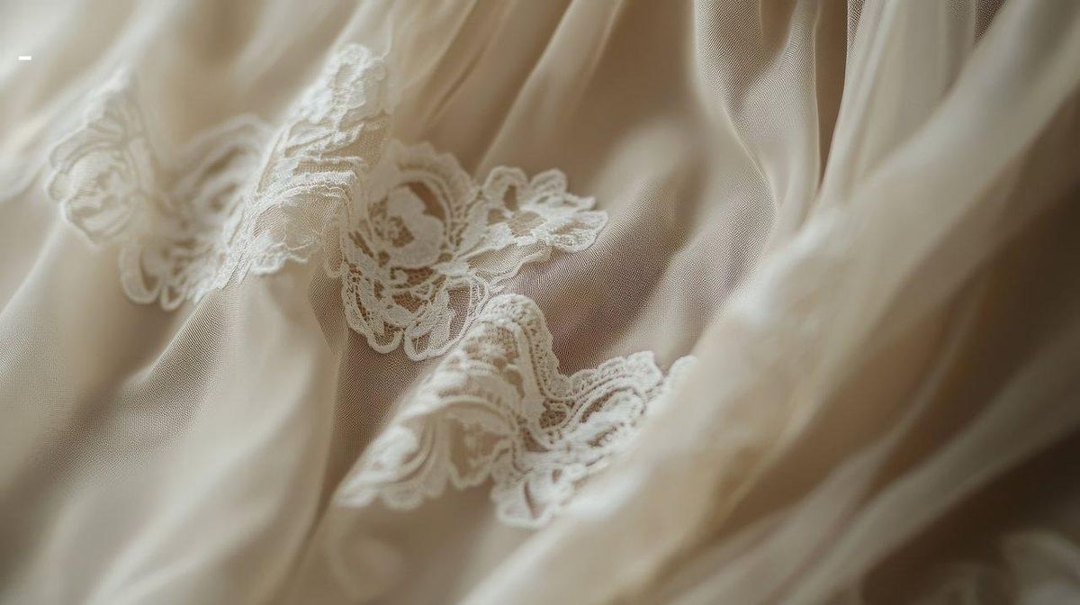Dentelle délicate et élégante : la tendance nuptiale devient éco-responsable et raffinée.