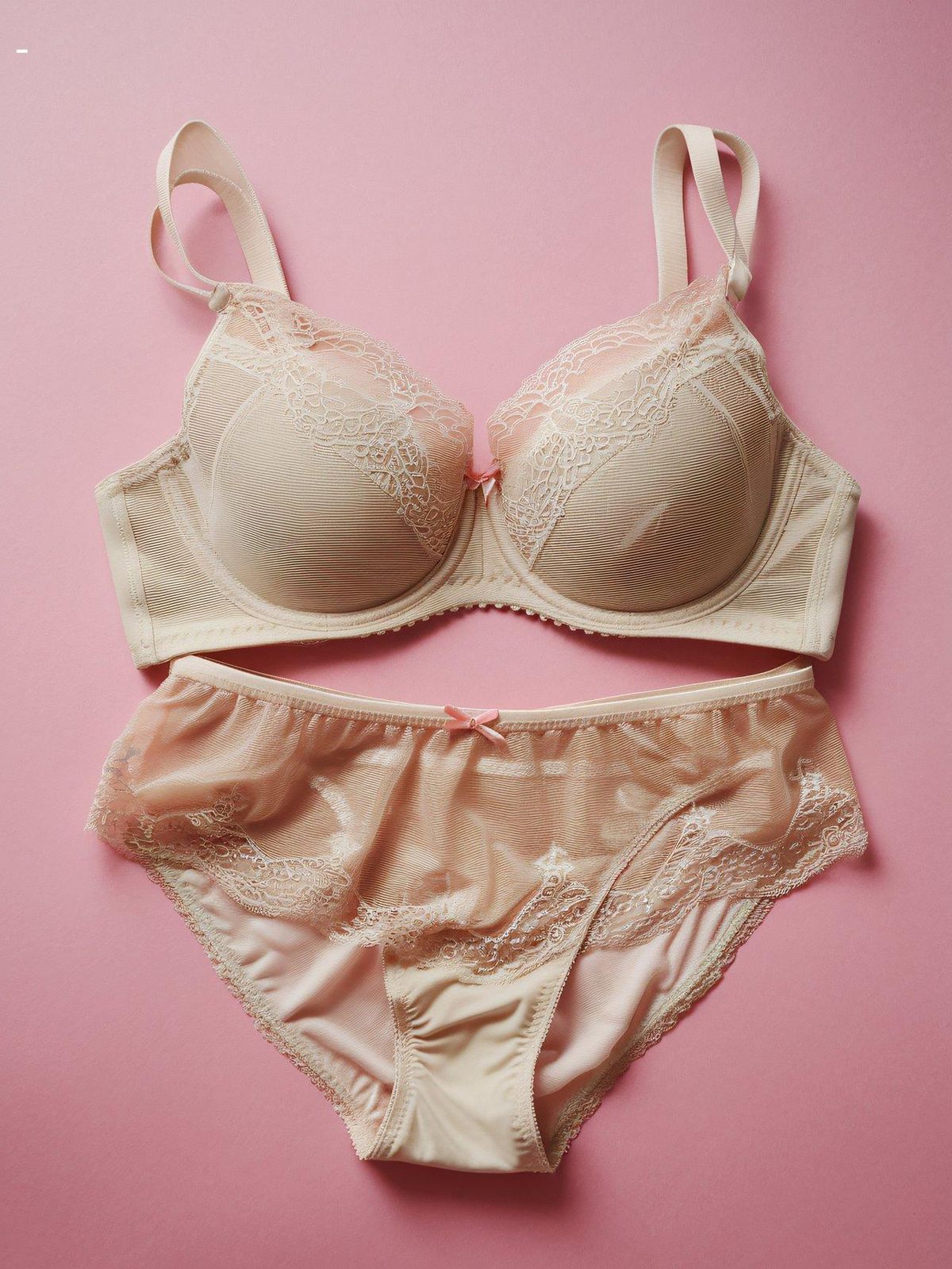 Élégance en dentelle nude : l'essentiel chic pour une garde-robe de lingerie polyvalente.
