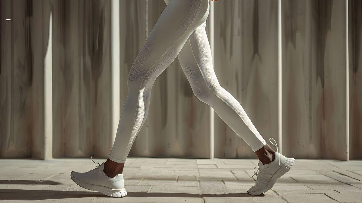 Leggings blancs en action : choisissez des coupe flatteuses pour une silhouette harmonieuse.
