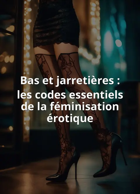 Bas et jarretières : les codes essentiels de la féminisation érotique