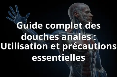 Guide complet des douches anales : Utilisation et précautions essentielles