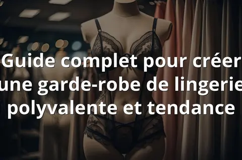 Guide complet pour créer une garde-robe de lingerie polyvalente et tendance