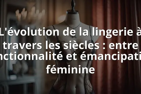 L'évolution de la lingerie à travers les siècles : entre fonctionnalité et émancipation féminine