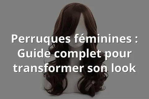Perruques féminines : Guide complet pour transformer son look